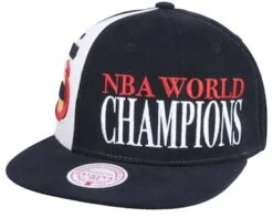 Houston Rockets 75Th Canal World Champ Hwc Black Snapback - Mitchell & Ness