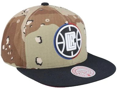 Los Angeles Clippers Choco Camo Snapback - Mitchell & Ness – Image 2