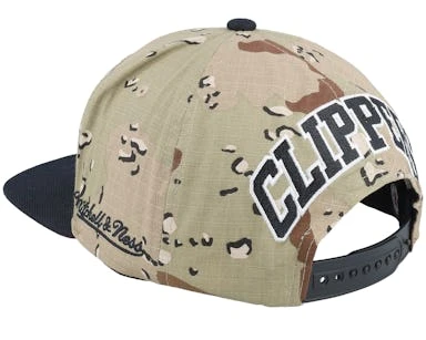 Los Angeles Clippers Choco Camo Snapback - Mitchell & Ness – Image 3