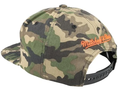 Brooklyn Nets Neon Camo Pop Camo Snapback - Mitchell & Ness – Image 3