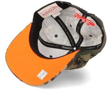 Brooklyn Nets Neon Camo Pop Camo Snapback - Mitchell & Ness – Image 5