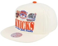 New York Knicks Reframe Retro Off White Snapback - Mitchell & Ness