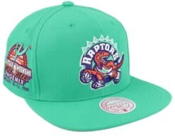 Toronto Raptors Desert Green Teal Snapback - Mitchell & Ness