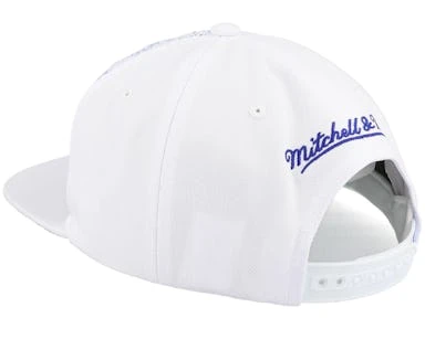 Detroit Pistons 90's Playa Rasheed Wallace White Snapback - Mitchell & Ness – Image 3