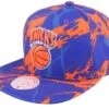 New York Knicks Down For All Blue Snapback - Mitchell & Ness