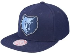 Memphis Grizzlies Team Ground 2.0 Blue Snapback - Mitchell & Ness