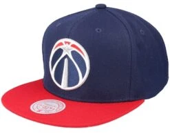 Washington Wizards Team 2 Tone 2.0 Navy/Red Snapback - Mitchell & Ness