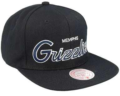 Memphis Grizzlies Team Script 2.0 Black Snapback - Mitchell & Ness – Image 2