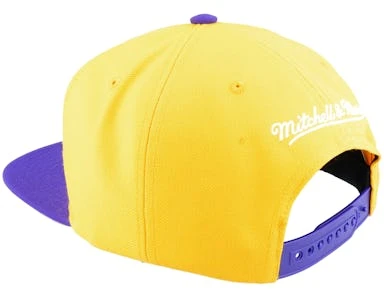 Los Angeles Lakers Team Insider Yellow/Purple Snapback - Mitchell & Ness â Image 3