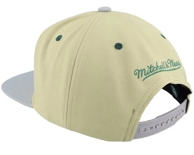 Milwaukee Bucks Classic Canvas Tan Snapback - Mitchell & Ness – Image 3