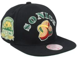 Seattle Supersonics My Squad Black Snapback - Mitchell & Ness