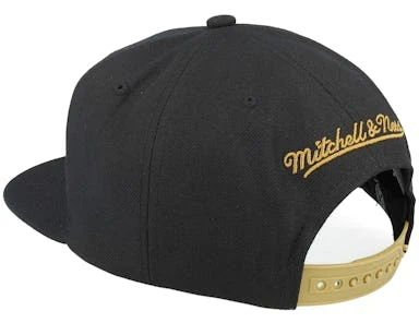 Vegas Golden Knights Retro Lock Up Black Snapback - Mitchell & Ness â Image 3
