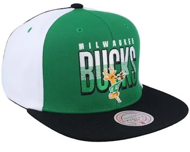 Milwaukee Bucks Billboard 2 Hwc Green/Black Snapback - Mitchell & Ness – Image 2