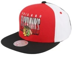 Chicago Blackhawks Billboard 2 Red/Black Snapback - Mitchell & Ness