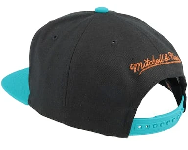 New York Knicks Make Cents Black/Teal Snapback - Mitchell & Ness – Image 3