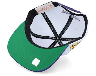 Los Angeles Lakers Toss Up White/Purple Snapback - Mitchell & Ness â Image 5