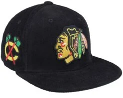 Chicago Blackhawks All Directions Black Snapback - Mitchell & Ness