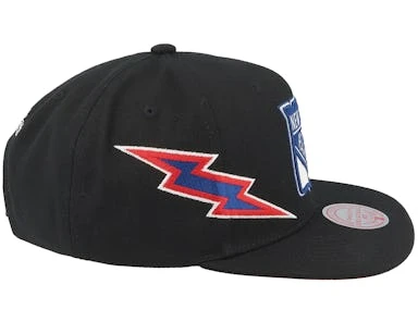 New York Rangers Double Trouble Vintage Black Snapback - Mitchell & Ness – Image 4