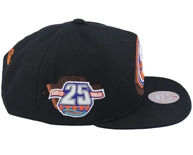 New York Islanders Big Face 7.0 Black Snapback - Mitchell & Ness – Image 4