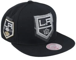 Los Angeles Kings Big Face 7.0 Vintage Black Snapback - Mitchell & Ness