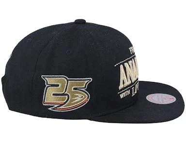 Anaheim Ducks With Love Black Snapback - Mitchell & Ness – Image 4