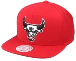 Chicago Bulls Team Ground Hwc Red Snapback - Mitchell & Ness