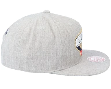 New Orleans Pelicans Team HWC Heather Grey Snapback - Mitchell & Ness – Image 3