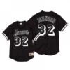 Mitchell & Ness T-shirt Los Angeles Lakers Black & White Magic Johnson