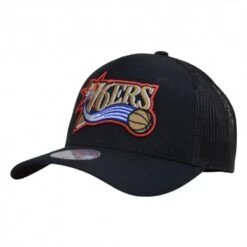 Mitchell & Ness Casquette Logo Classic Trucker Philadelphia 76ers