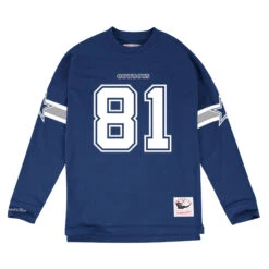 Mitchell & Ness Maillot Manches Longues Dallas Cowboys Number