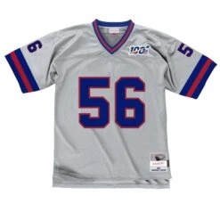 Mitchell & Ness Maillot Vintage New York Giants Platinum Lawrence Taylor