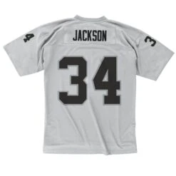 Mitchell & Ness Maillot Vintage Los Angeles Raiders Platinum Bo Jackson