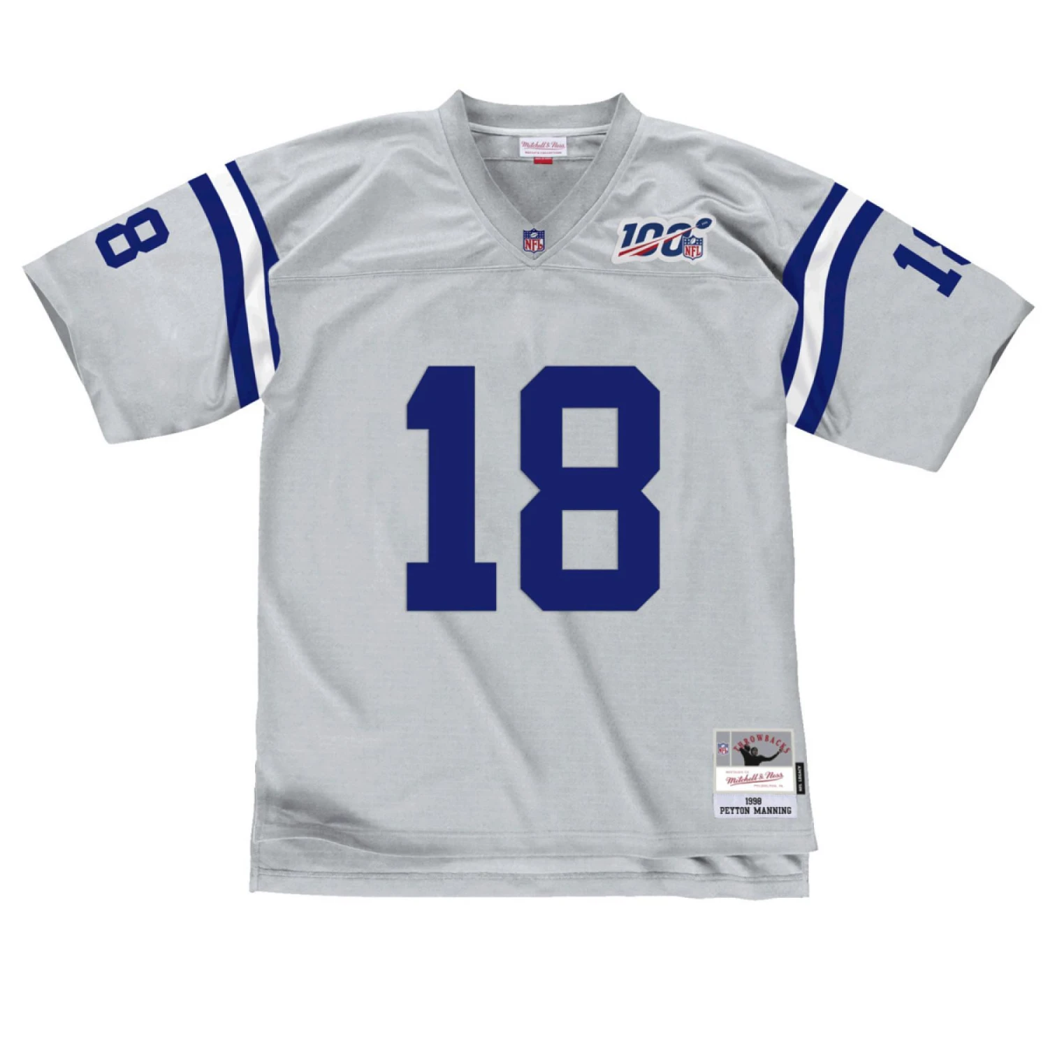 Mitchell & Ness Maillot Vintage Indianapolis Colts Platinum Peyton Manning