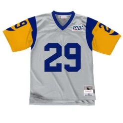 Mitchell & Ness Maillot Vintage Los Angeles Rams Platinum Eric Dickerson