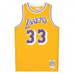 Maillot Karim ABDUL-JABBAR Lakers Jaune Swingman - Mitchell & Ness
