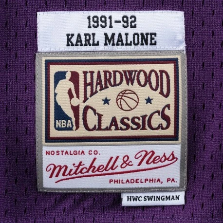 Maillot Karl MALONE Jazz Violet Swingman - Mitchell & Ness â Image 3