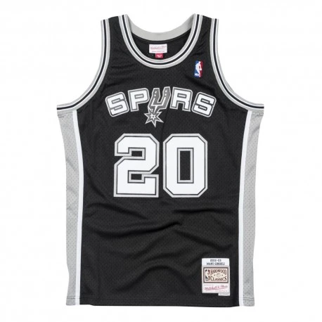 Maillot NBA Manu Ginobili Spurs Noir Swingman - Mitchell & Ness â Image 5