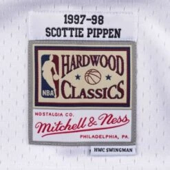 Maillot NBA Scottie PIPPEN Bulls Blanc Swingman - Mitchell & Ness
