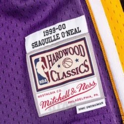 Maillot Shaquille O'Neal Lakers 99-00 Violet Swingman - Mitchell & Ness