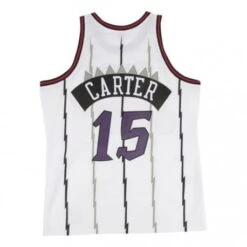 Maillot Vince Carter Raptors 98-99 Blanc Swingman - Mitchell & Ness