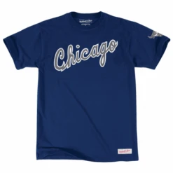 Mitchell & Ness T-shirt Chicago Bulls Bleu