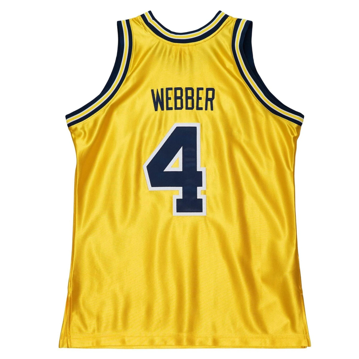 Mitchell & Ness Maillot Michigan Wolverines NCAA 1991 Chris Webber â Image 2