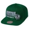 Mitchell & Ness Casquette Snapback Bord Plat Boston Celtics