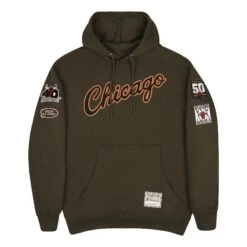 Mitchell & Ness Sweatshirt à Capuche Chicago Bulls NBA Script Flight