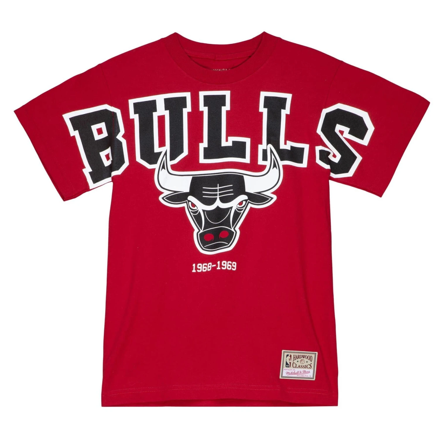 Mitchell & Ness T-shirt Col Rond Femme Chicago Bulls Blank