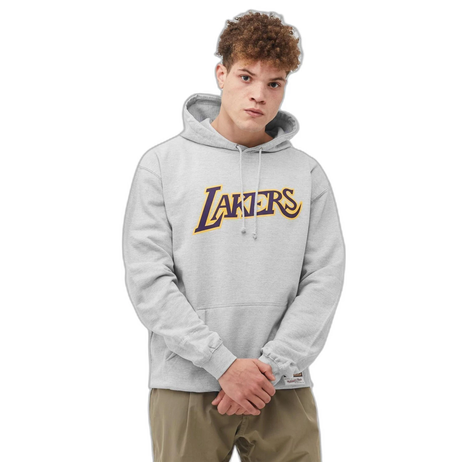 Mitchell & Ness Sweatshirt à Capuche Los Angeles Lakers NBA Team Logo – Image 2