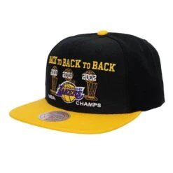 Mitchell & Ness Casquette Los Angeles Lakers NBA 00-03 Champs HWC
