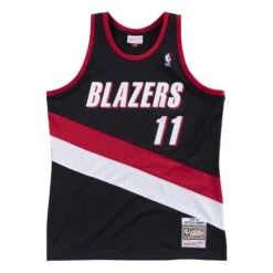 Mitchell & Ness Maillot Swingman Portland Trailblazers Arvydas Sabonis