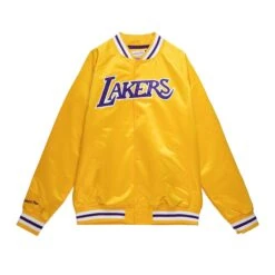 Mitchell & Ness Veste De Survêtement Satin Los Angeles Lakers