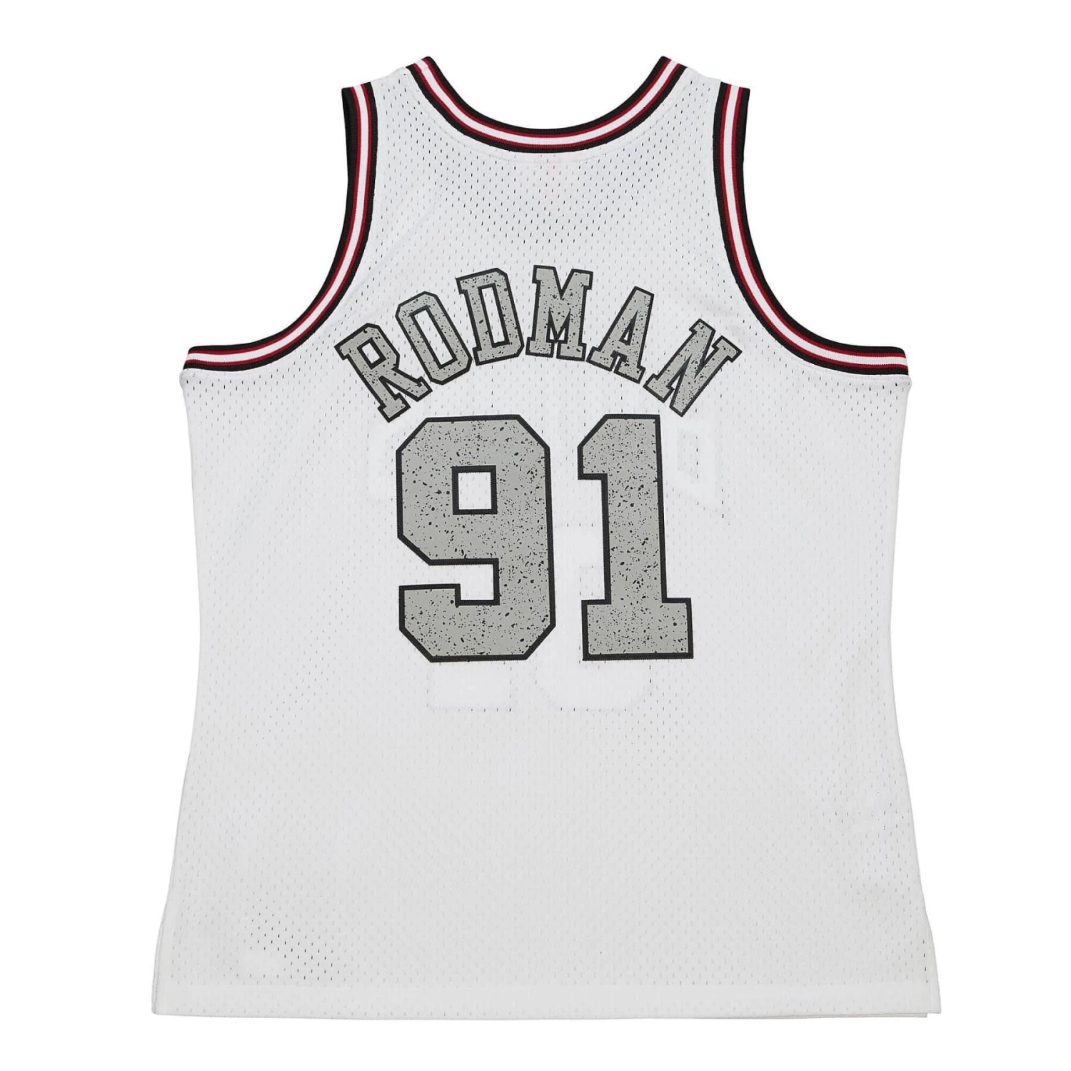 Mitchell & Ness Maillot Chicago Bulls NBA Cracked Cement Swingman 1997 Dennis Rodman – Image 2